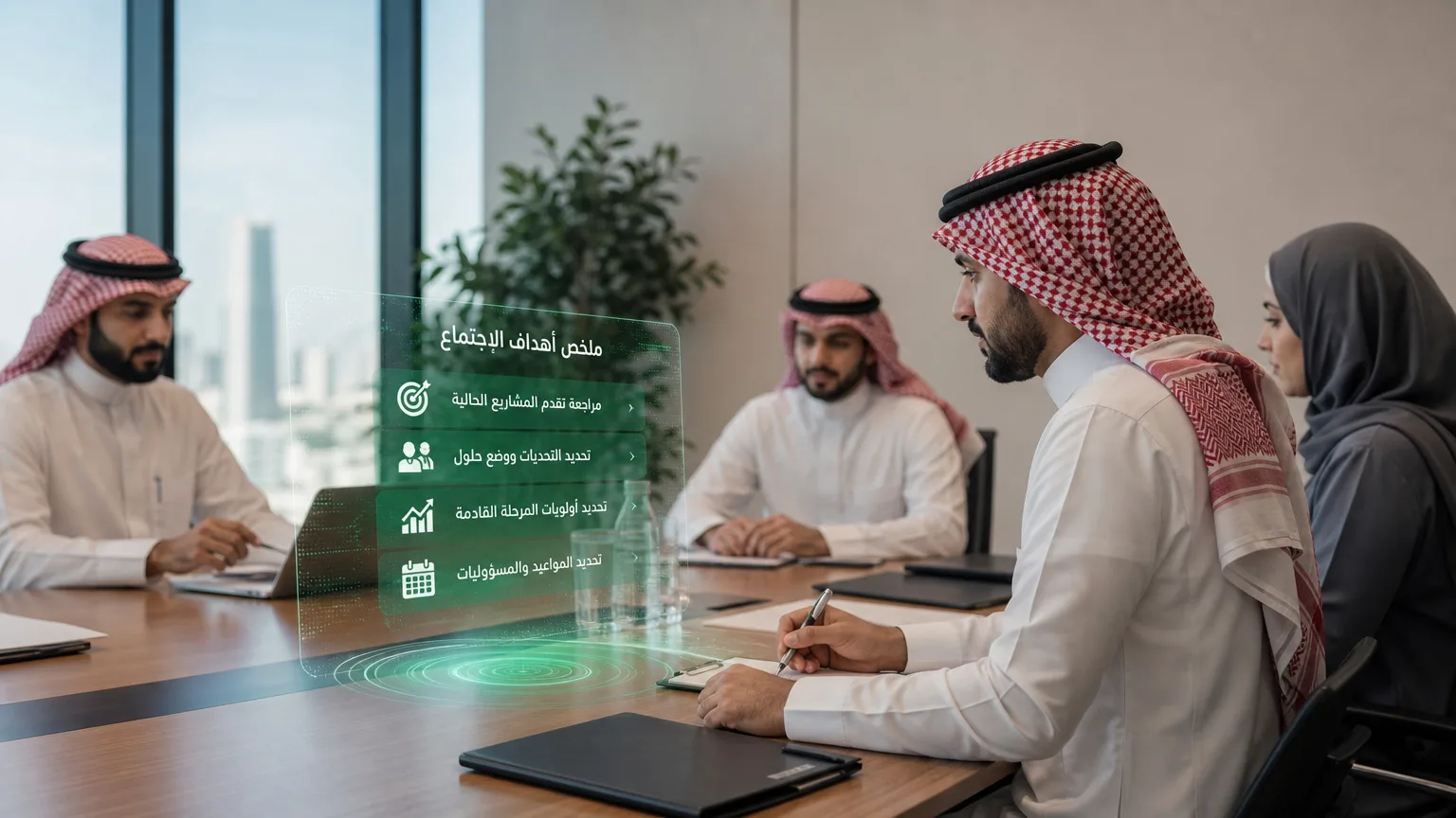 Editorial image for أدوات تلخيص الاجتماعات بالذكاء الاصطناعي بالعربية: كيف تعمل وما يجب معرفته قبل استخدامها
