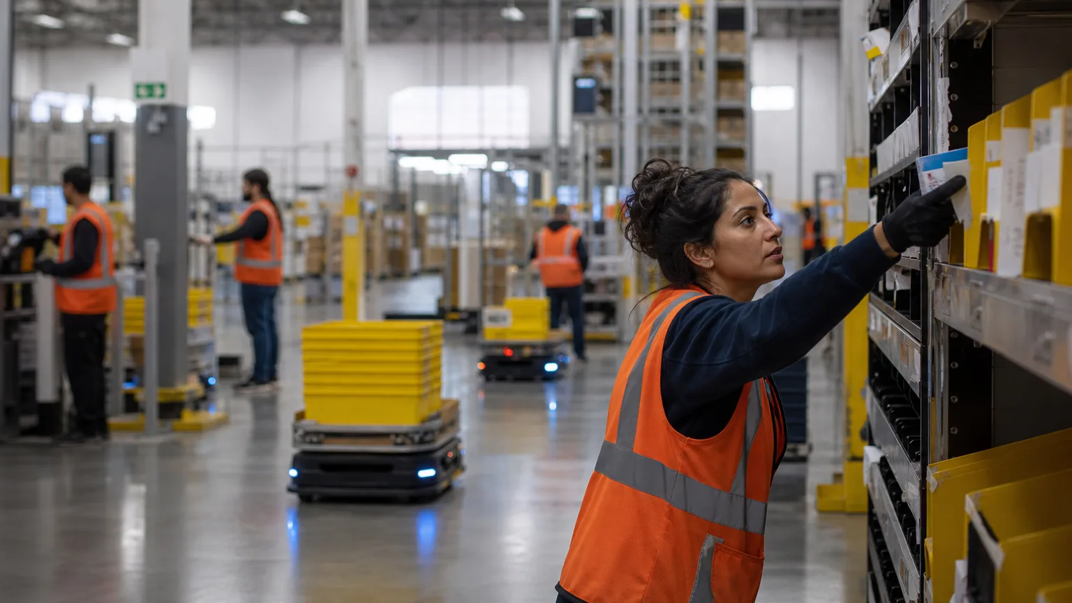 Editorial image for Inside Amazon's Warehouses, a Journalist Finds the Human Cost of "Efficient" AI