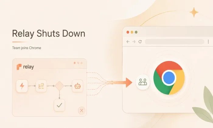 Editorial image for Relay shuts down as its founder returns to Google's Chrome team