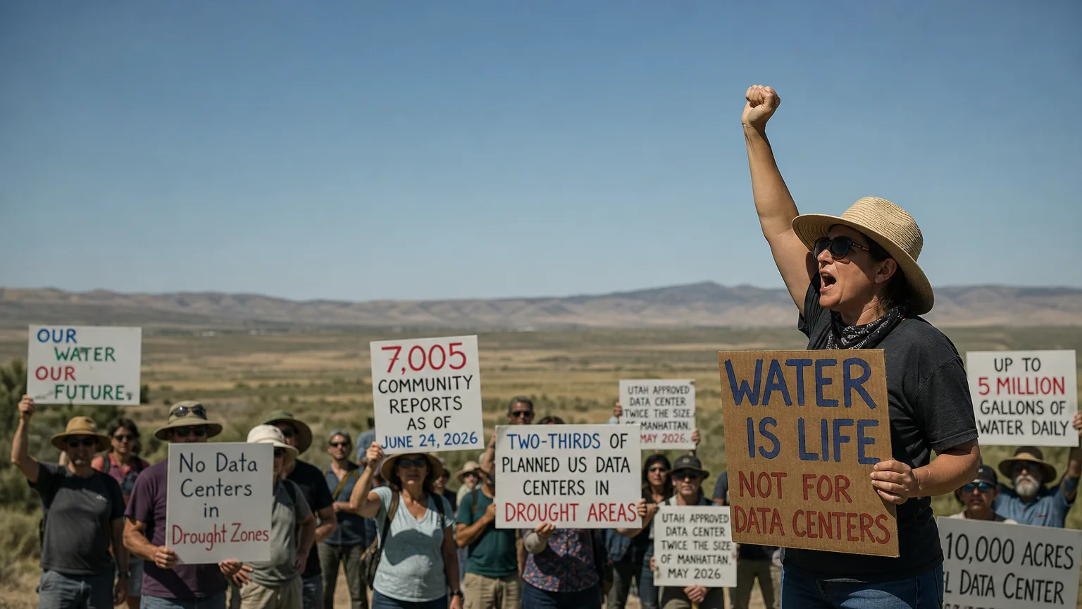 Editorial image for Erin Brockovich Takes On AI Data Centers: Water, Land, and a Growing Grassroots Fight